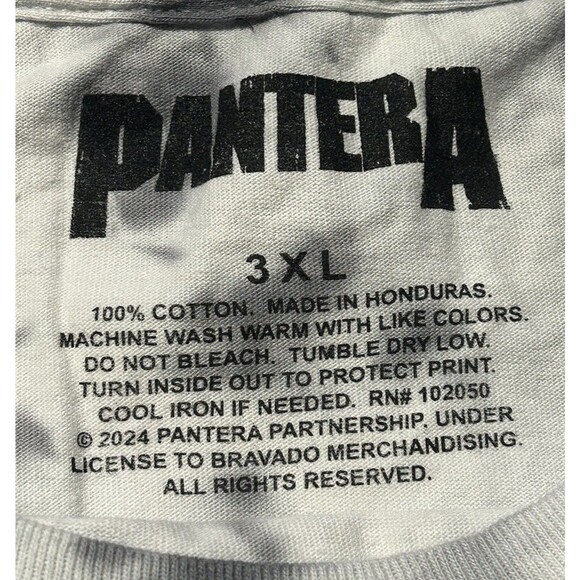 Pantera Fly’n Across America Tour Tie Dye Graphic Tee 2024 Weed Leaf 3XL NWOT - Picture 5 of 5